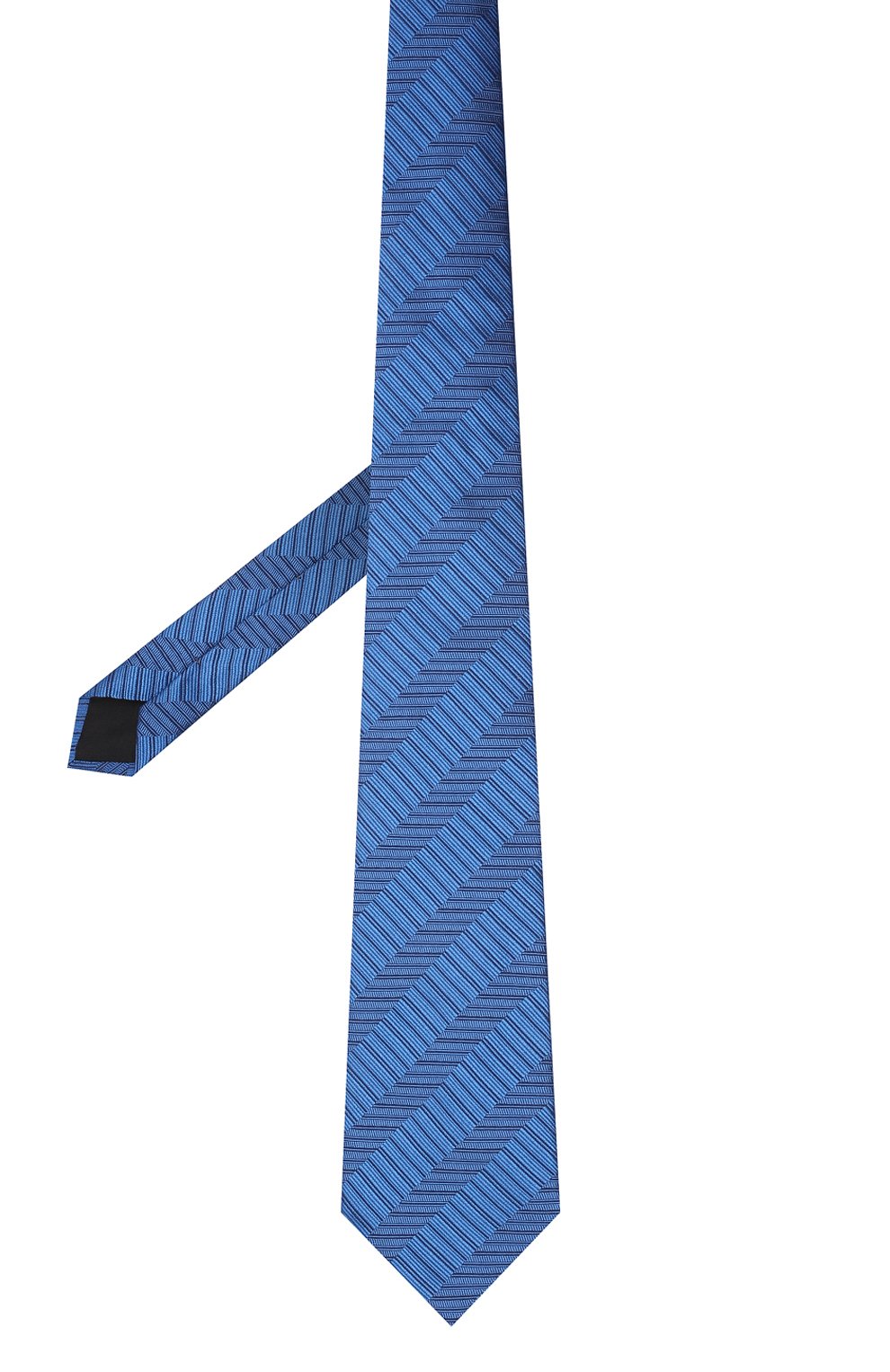 Шелковый галстук LANVIN синего цвета по цене 12600 руб., арт. 3212/TIE, фото 3 Шелковый галстук LANVIN, арт. 3212/TIE, фото 3
