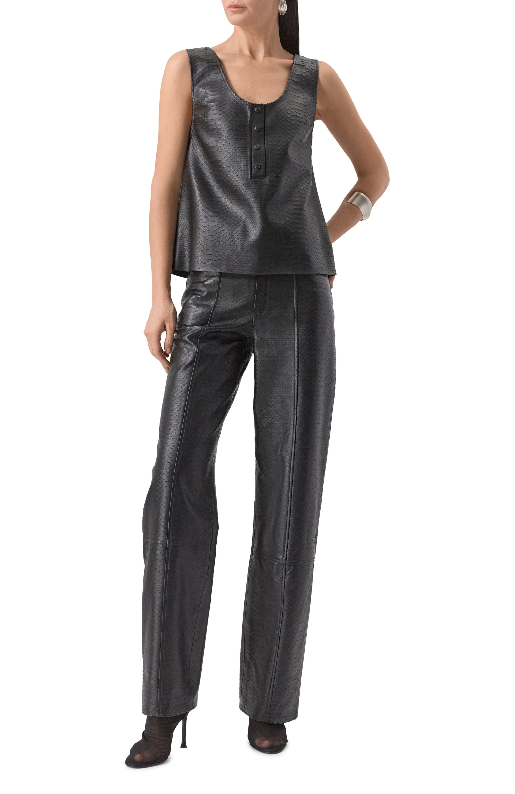 Кожаные брюки ZEYNEP ARCAY, арт. RS25PN01, фото 2