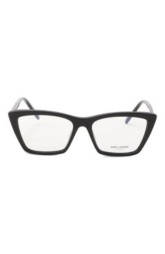 Женские оправа SAINT LAURENT черного цвета, арт. SL 737 MICA THIN 0PT 001 | Фото 3 (Тип очков: Оправа; Материал: Пластик; Региональные ограничения белый список (Axapta Mercury): Не проставлено; Нос: Не проставлено; Очки форма: Прямоугольные; Оптика Гендер: оптика-женское)
