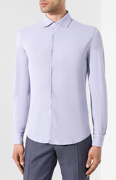 Хлопковая рубашка FEDELI, арт. 2UEF0101, фото 3