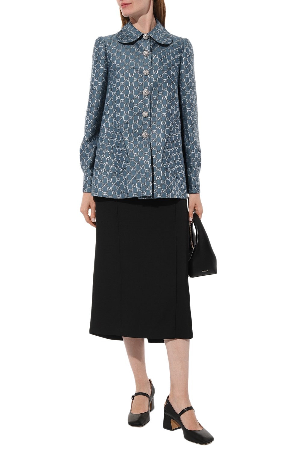 Жакет из шерсти и шелка GUCCI, арт. 616085 ZAD7L, фото 2