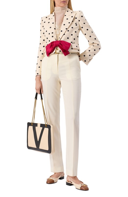 Сумка Viva Superstar medium Valentino 6W0B0R13/PTJ Кремовый  6W0B0R13/PTJ Фото 7