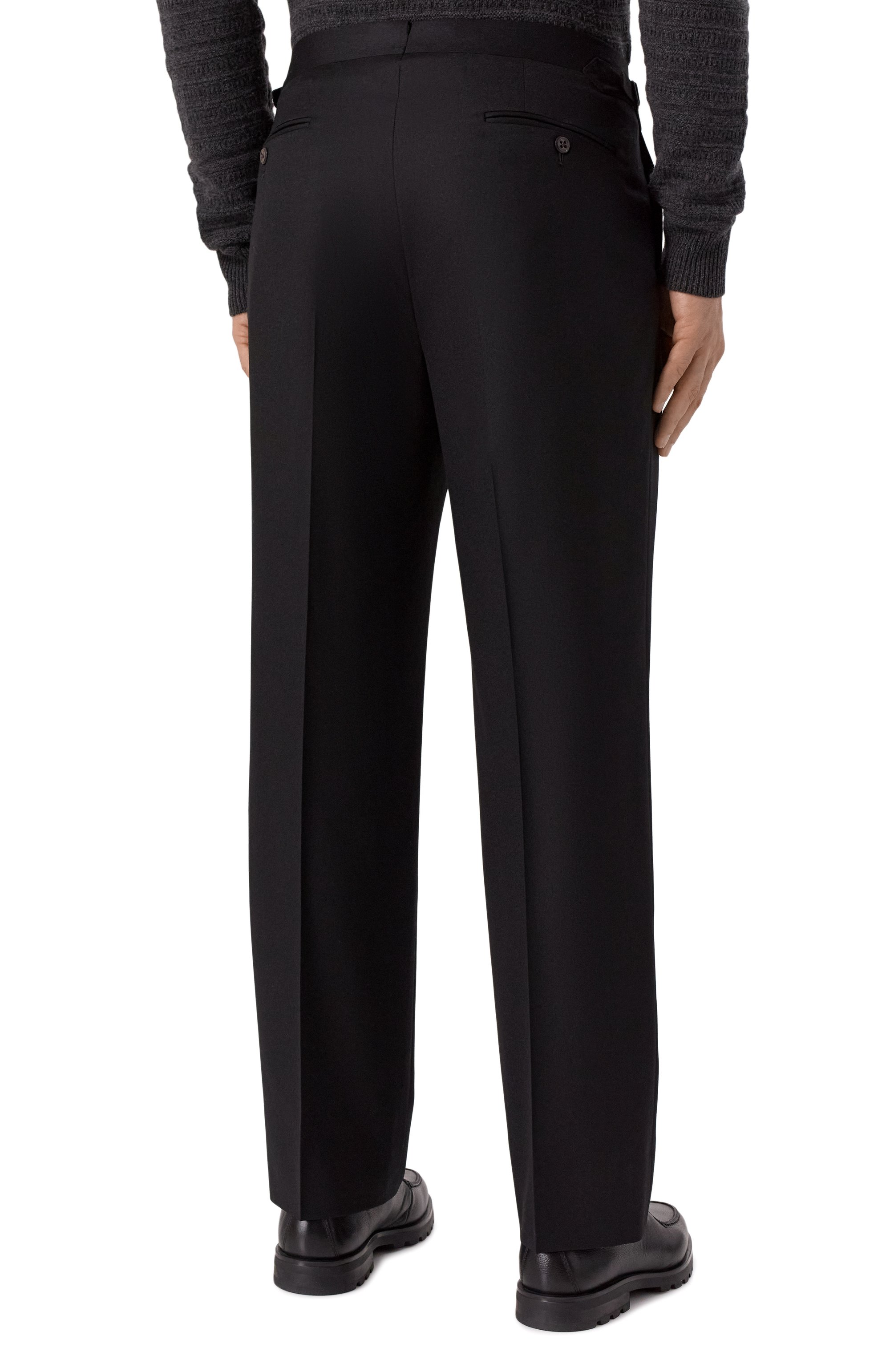 Шерстяные брюки CORNELIANI, арт. 264L26-2618111, фото 4