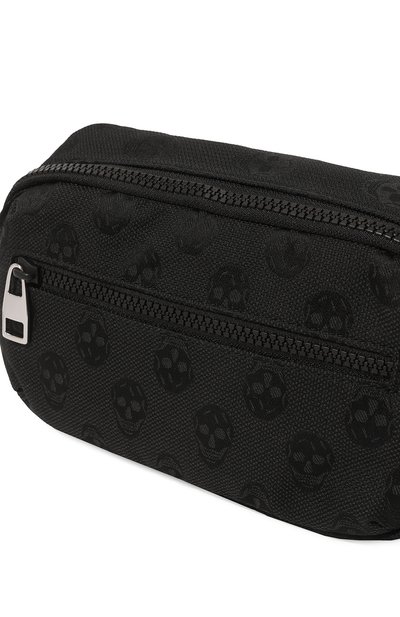 Текстильная поясная сумка ALEXANDER MCQUEEN, арт. 704322/1AAAK1000, фото 3