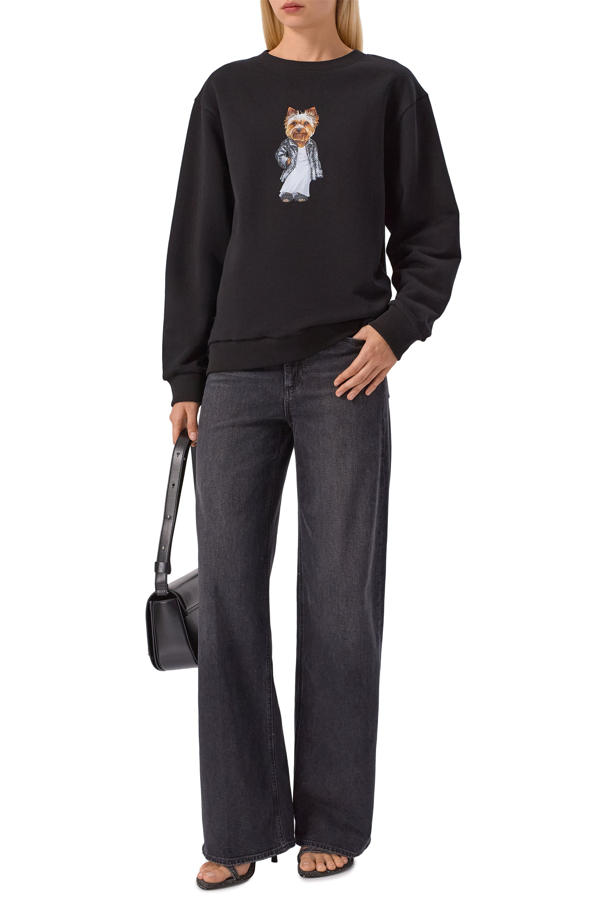 Хлопковый свитшот FLASHIN, арт. FS25SDOY, фото 2