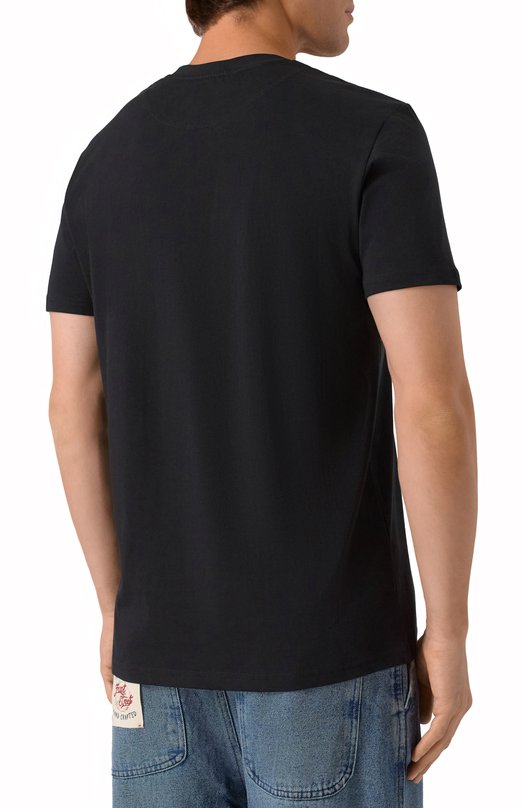 Хлопковая футболка Dirk Bikkembergs BMT1253 Чёрный  BMT1253 Фото 4