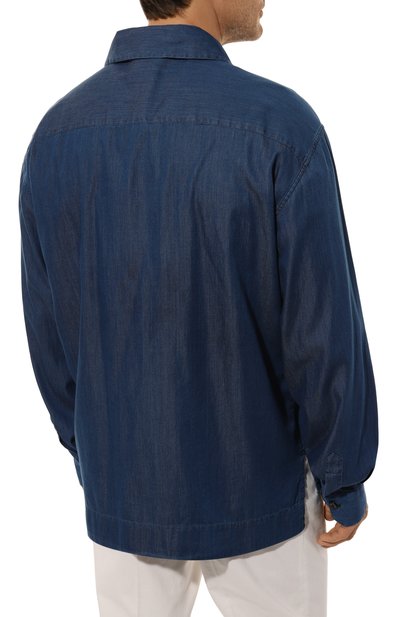 Хлопковая рубашка KITON, арт. UMC030H08857, фото 4