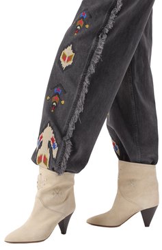 Замшевые ботильоны loline 75 ISABEL MARANT, арт. 25PB00196FA/C1A09S, фото 3