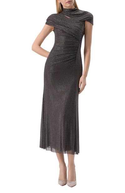 Платье с отделкой стразами SELF-PORTRAIT, арт. RS25077M, фото 3