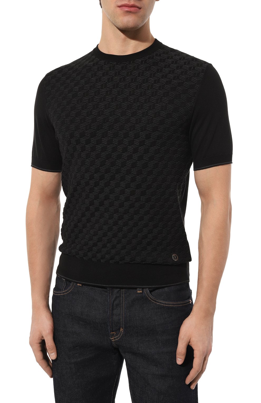 Джемпер из шелка и хлопка STEFANO RICCI, ар�т. K818048G10/F23176, фото 3