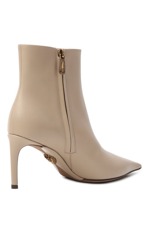 Кожаные ботильоны Devotion 75 Dolce & Gabbana CT1083/AP412 Бежевый  CT1083/AP412 Фото 5