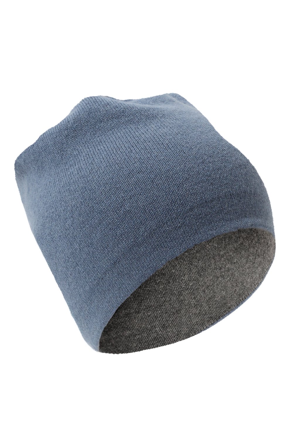 Двусторонняя шапка из кашемира MOORER, арт. CUFFIAREVER-CWS/M0UBE100002, фото 3