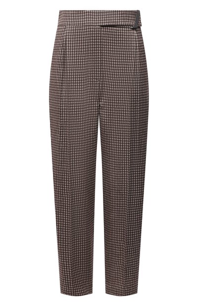 Женские брюки из шерсти и шелка BRUNELLO CUCINELLI, арт. MB044P7877