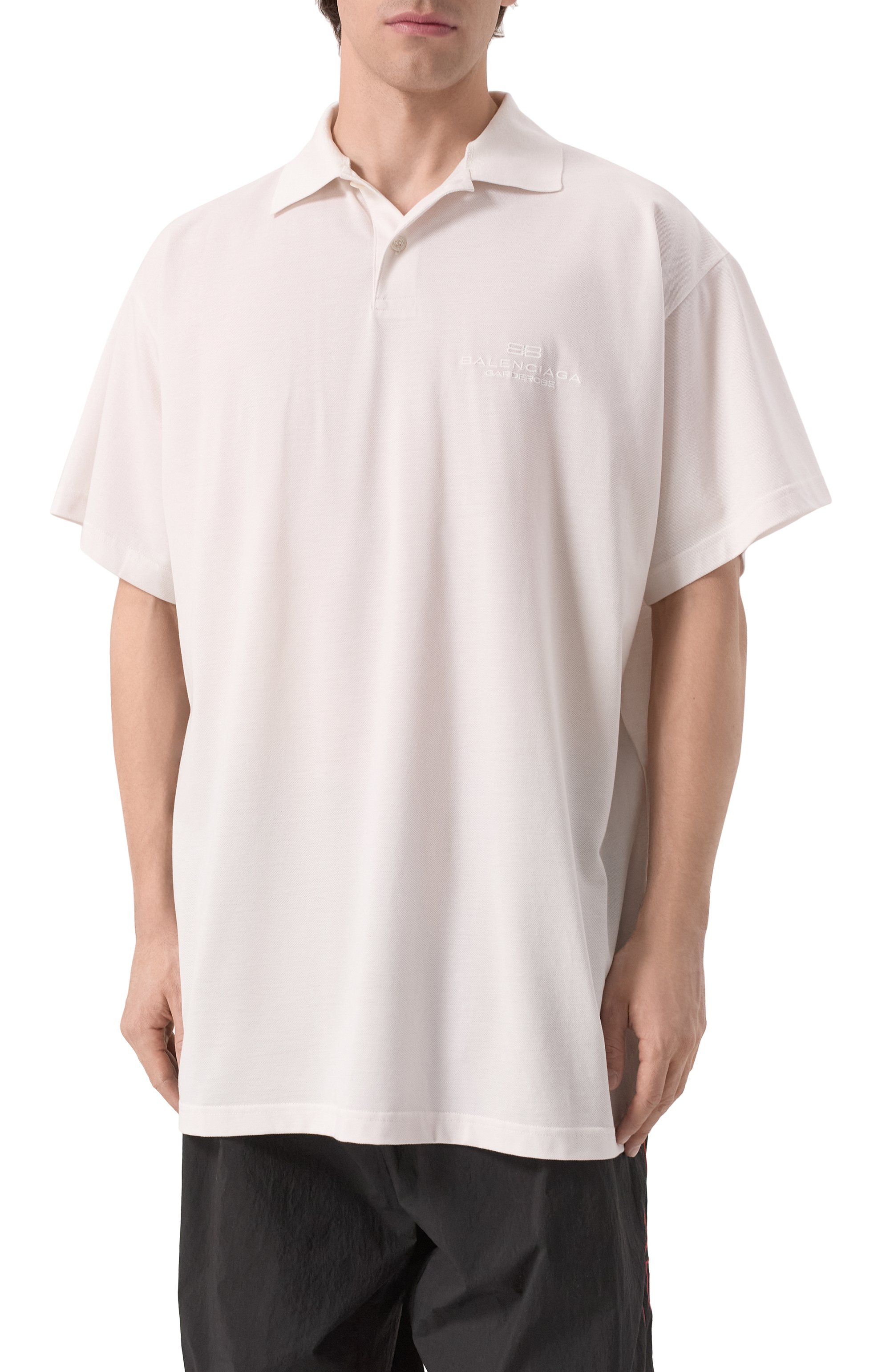 Хлопковое поло garde-robe BALENCIAGA, арт. 817163/TRVW4, фото 3