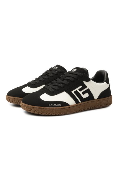 Женские комбинированные кеды swan BALMAIN, арт. FN0VI735/LBEW