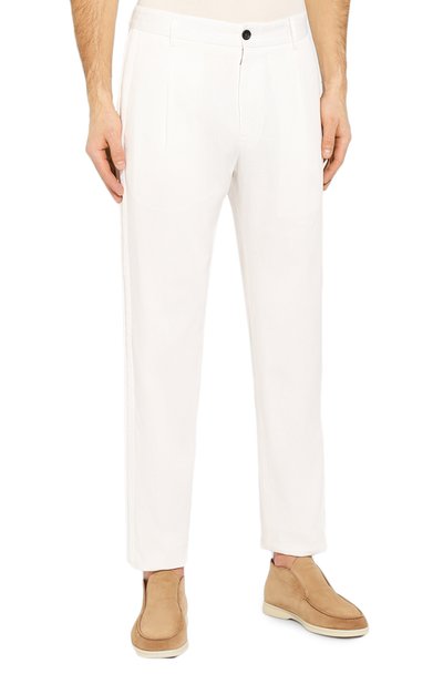 Брюки из смеси льна и хлопка GIORGIO ARMANI, арт. 0SGPP09Z/T01FI, фото 3