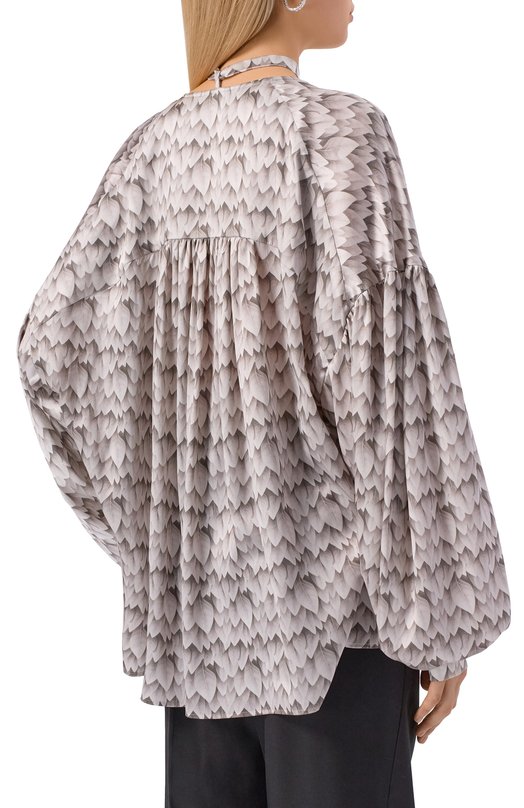 Шелкова блузка Akhmadullina 1226.2BL605/S702 Серый  1226.2BL605/S702 Фото 4