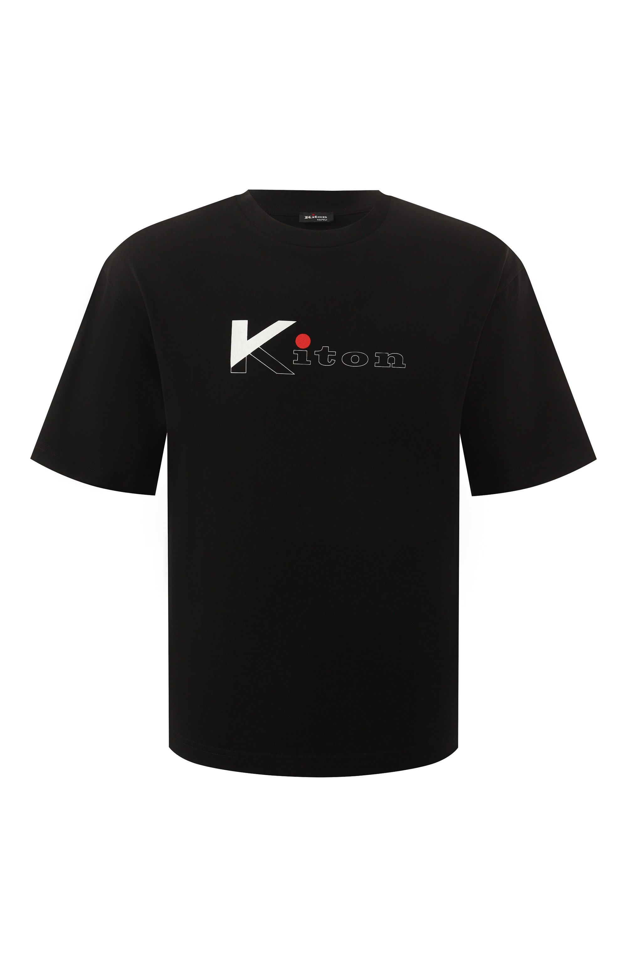 Хлопковая футболка KITON, арт. UMK041807, фото 1