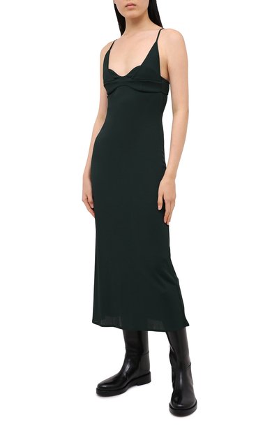 Платье из вискозы JIL SANDER, арт. JSPR715056-WR397508, фото 3