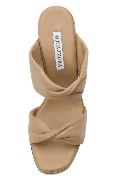 Кожаные мюли AQUAZZURA, арт. TWIHIGS0-NAP-NND, фото 5