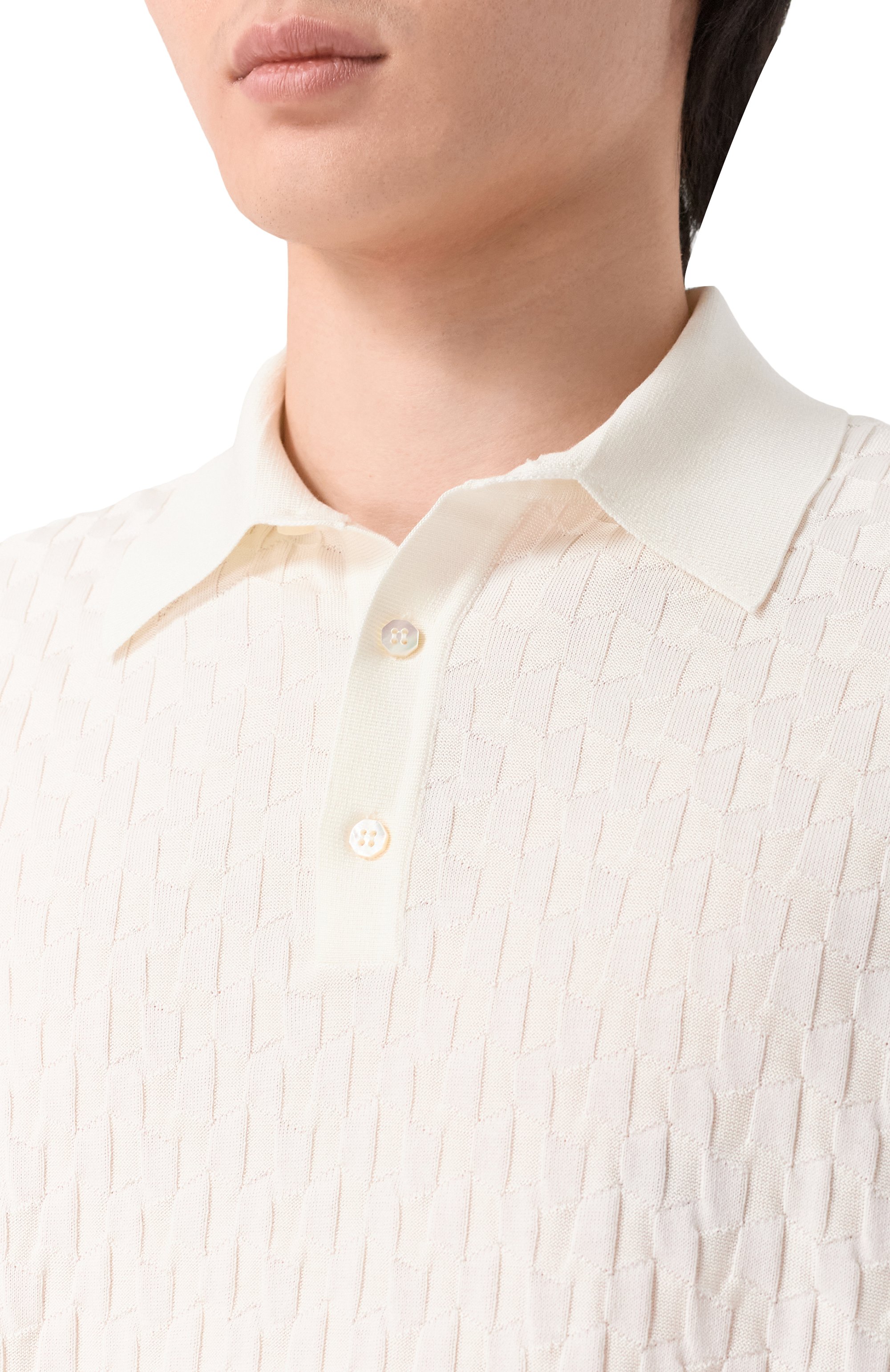 Поло из шелка и хлопка STEFANO RICCI, арт. K818110P13/F26176, фото 5