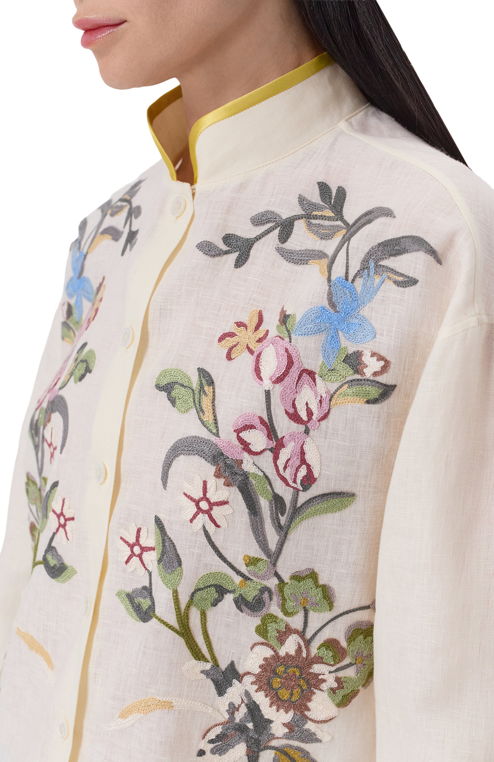 Льняная рубашка VALENTINO, арт. 8B3AB826/9M4, фото 5