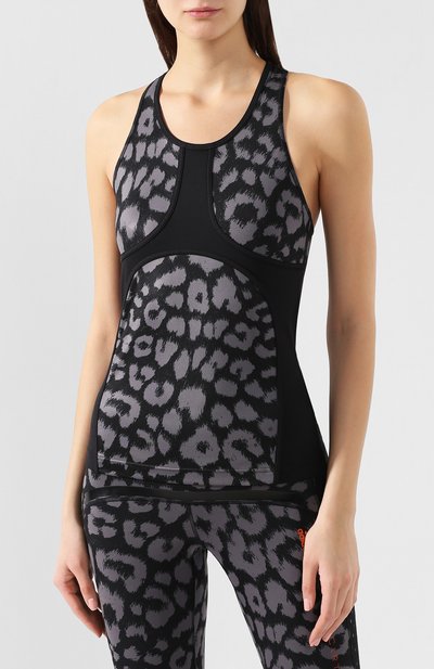 Топ с принтом ADIDAS BY STELLA MCCARTNEY черного цвета по цене 5570 руб., арт. DT9386, фото 3 Топ с принтом ADIDAS BY STELLA MCCARTNEY, арт. DT9386, фото 3