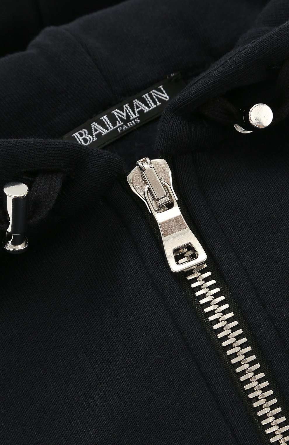 Спортивный кардиган из хлопка с декоративными молниями по бокам BALMAIN, арт. W7E/8002/J928, фото 3