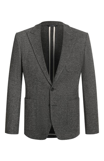 Мужской пиджак из хлопка и шерсти DOLCE & GABBANA, арт. G2VH2T/FC7AY