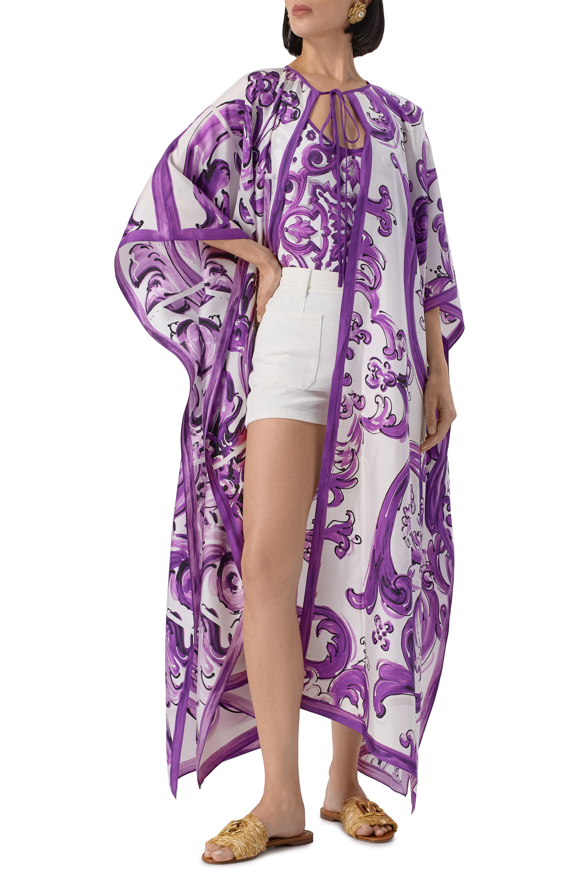 Шелковая туника DOLCE & GABBANA, арт. F6TTFT/HI1S5, фото 2