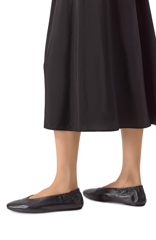 Кожаные балетки Marsell MW8525/P052 Чёрный  MW8525/P052 Фото 2