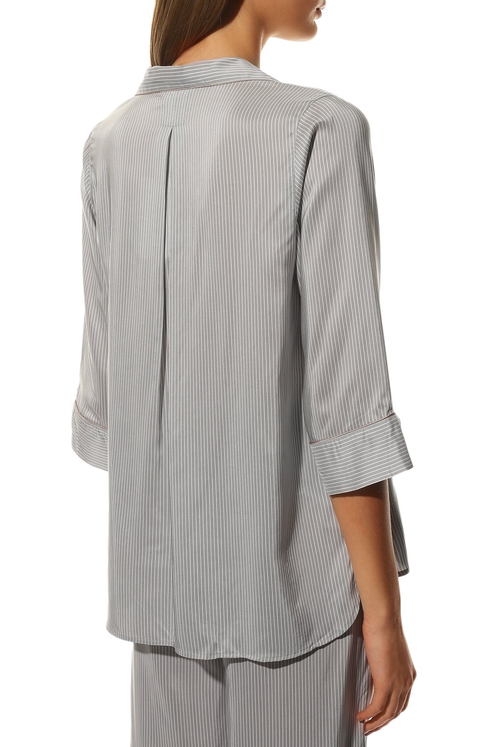 Пижама из вискозы и шелка ZIMMERLI светло-серого цвета по цене 39600 руб., арт. 5149-39072, фото 3 Пижама из вискозы и шелка ZIMMERLI, арт. 5149-39072, фото 3