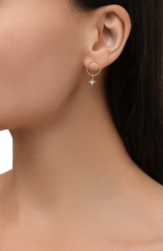 Женские серьги HANKA_IN золотого цвета, арт. STACIR-B0P-ET0 | Фото 2 (Материал: Металл; Нос: Не проставлено; Региональные ограничения белый список (Axapta Mercury): Не проставлено)