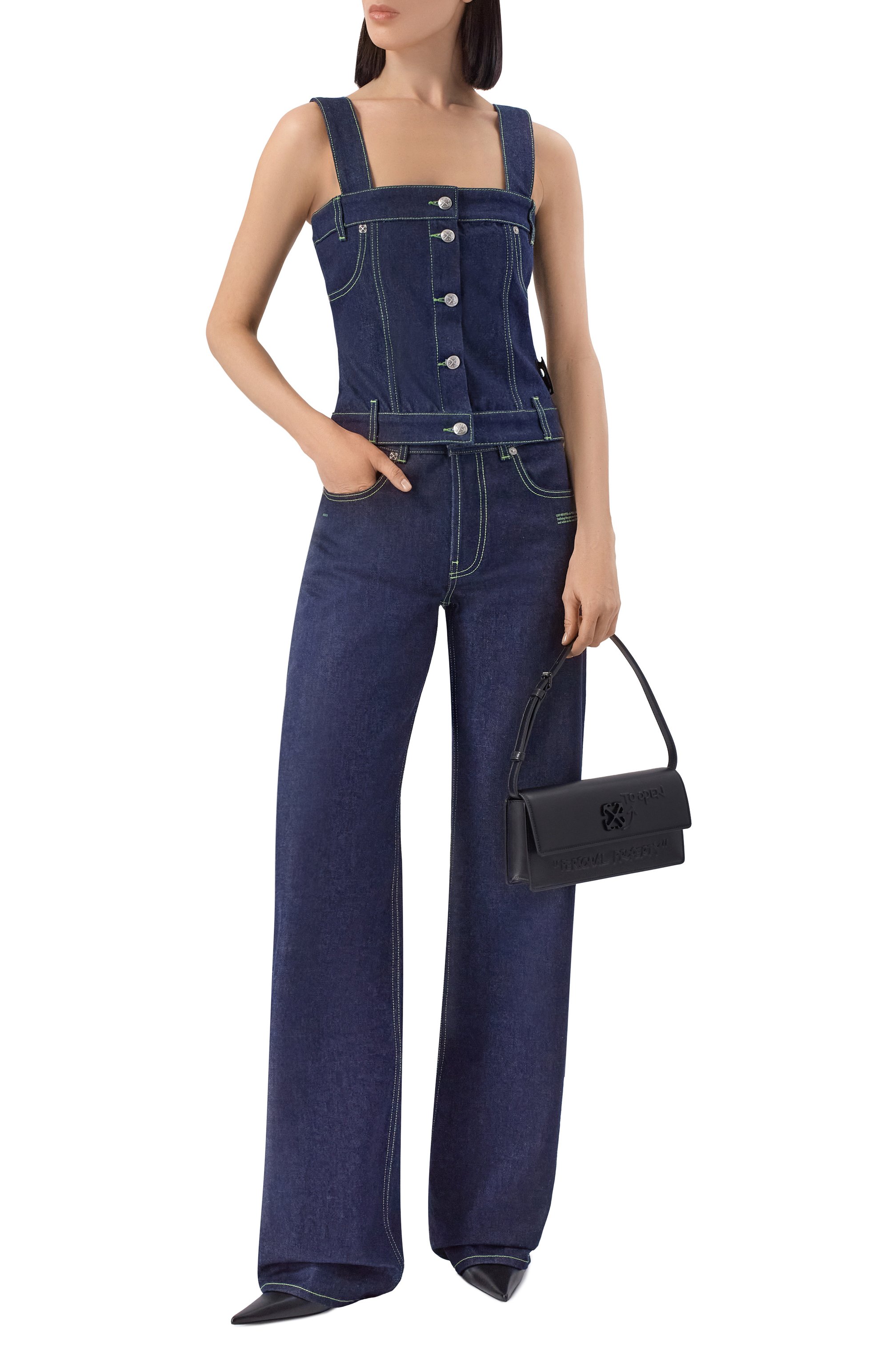 Сумка jitney 1.0 quote3d OFF-WHITE, арт. 0WNN172C99LEA003, фото 7