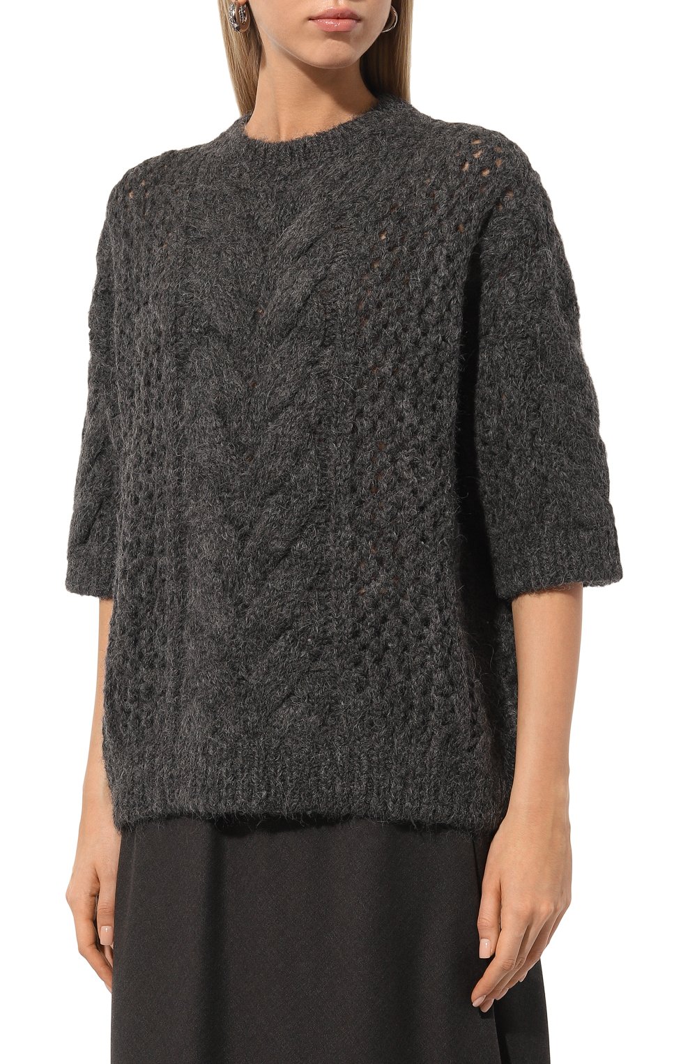 Шерстяной пуловер BRUNELLO CUCINELLI, арт. MDU336100, фото 3