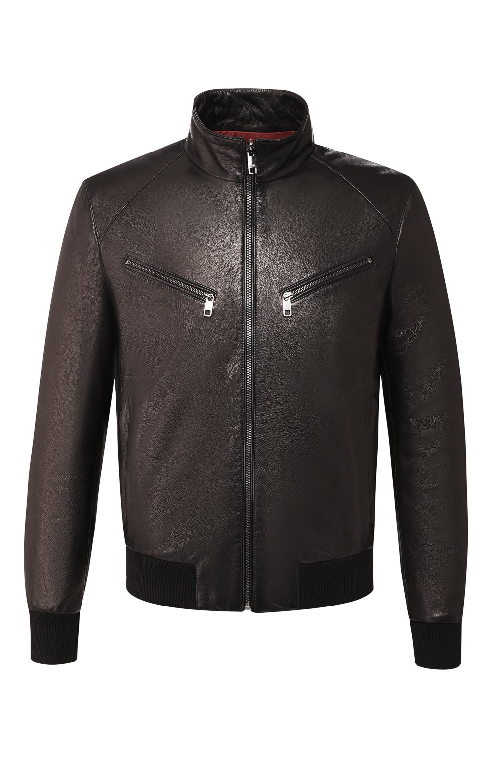 Двусторонний пуховый бомбер из кожи DOLCE & GABBANA, арт. G9NK8L/HULCX, фото 1