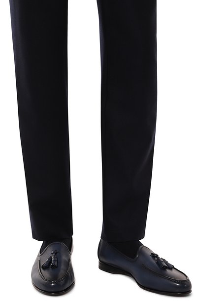 Кожаные лоферы andrea SANTONI, арт. MCAG18515PF2GDYA, фото 3