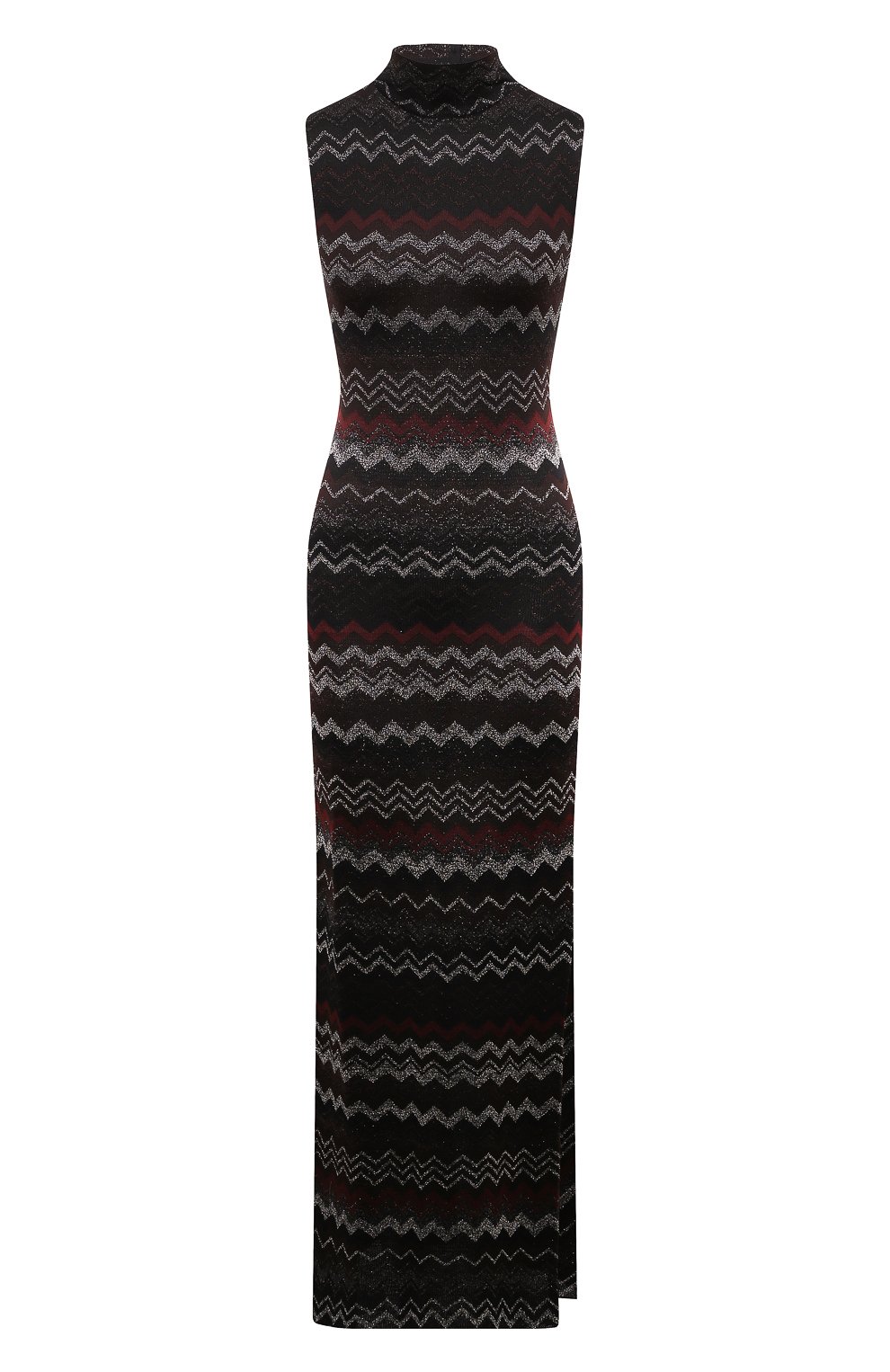 Платье из вискозы MISSONI разноцветного цвета по цене 162500 руб., арт. WG4Q/BK030X, фото 1 Платье из вискозы MISSONI, арт. WG4Q/BK030X, фото 1