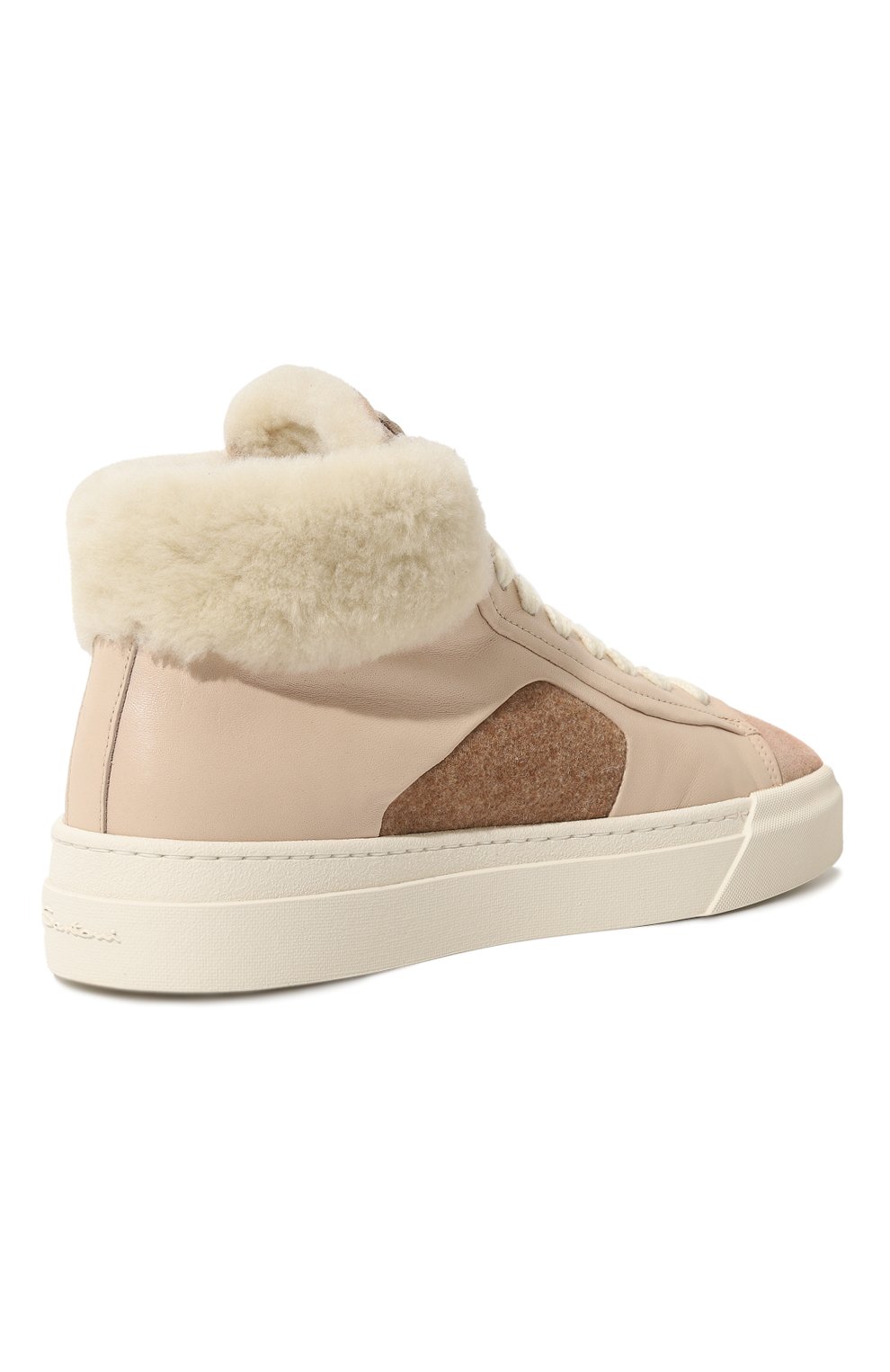 Кожаные кеды SANTONI, арт. WBGT61093PNNPSQ5, фото 5