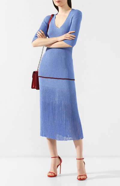 Юбка из вискозы VICTORIA BECKHAM, арт. SK KNT 3714 PSS19 DRAPE GAUZE, фото 2