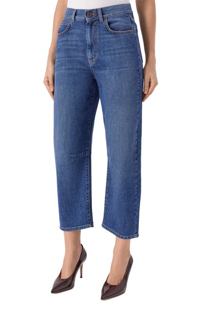 Джинсы WEEKEND MAX MARA синего цвета по цене 24500 руб., арт. CAPRILE, фото 3 Джинсы WEEKEND MAX MARA, арт. CAPRILE, фото 3