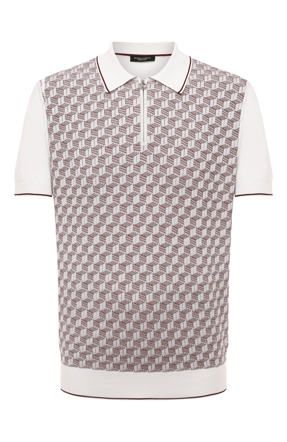 Поло из шелка и хлопка STEFANO RICCI, арт. K818048P31/F23176, фото 1