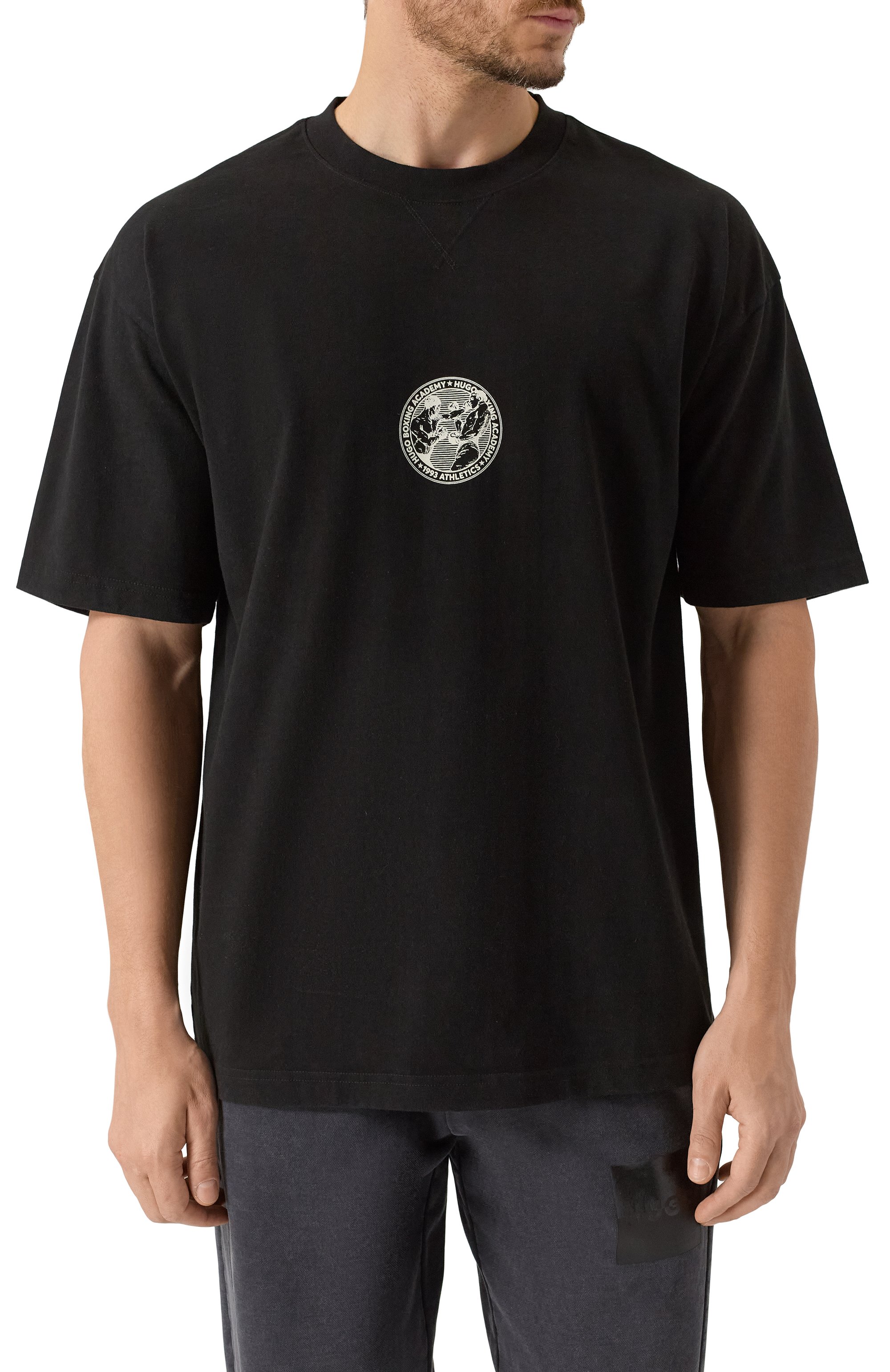 Хлопковая футболка HUGO, арт. 50542366, фото 3