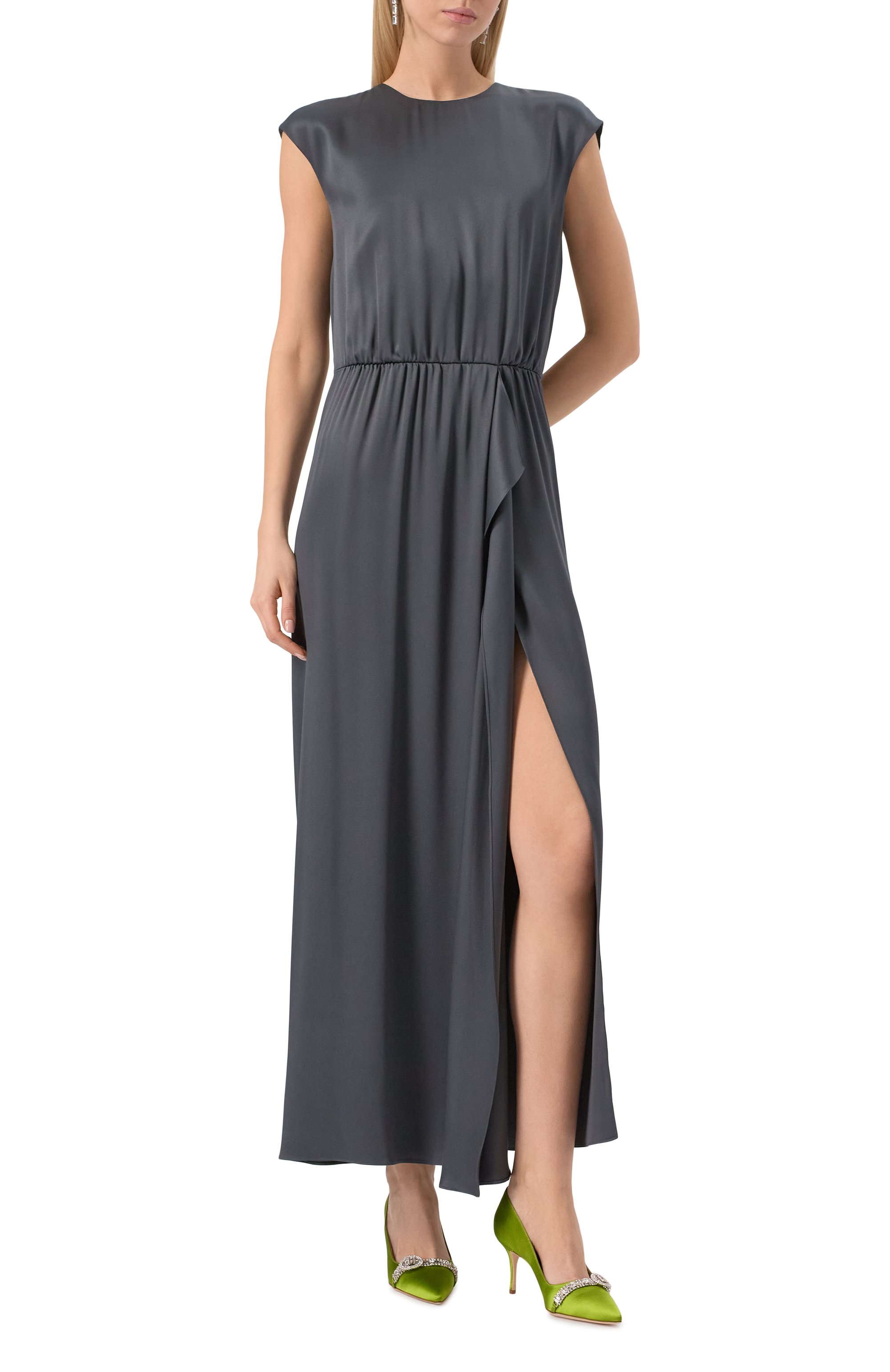 Атласное платье GIORGIO ARMANI, арт. GW001317/TE10101, фото 2