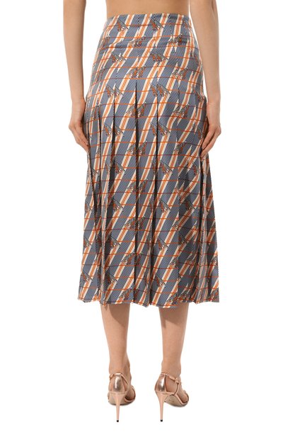 Шелковая юбка GUCCI, арт. 409370 ZAB6Q, фото 4