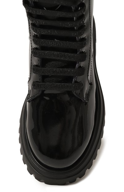 Кожаные ботинки DOLCE & GABBANA, арт. D11220/AB276, фото 4
