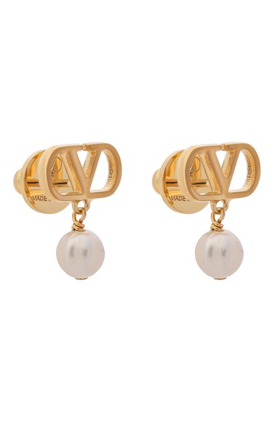 Серьги VALENTINO молочного цвета по цене 46150 руб., арт. 9W2J0CC8/UXM, фото 3 Серьги VALENTINO, арт. 9W2J0CC8/UXM, фото 3