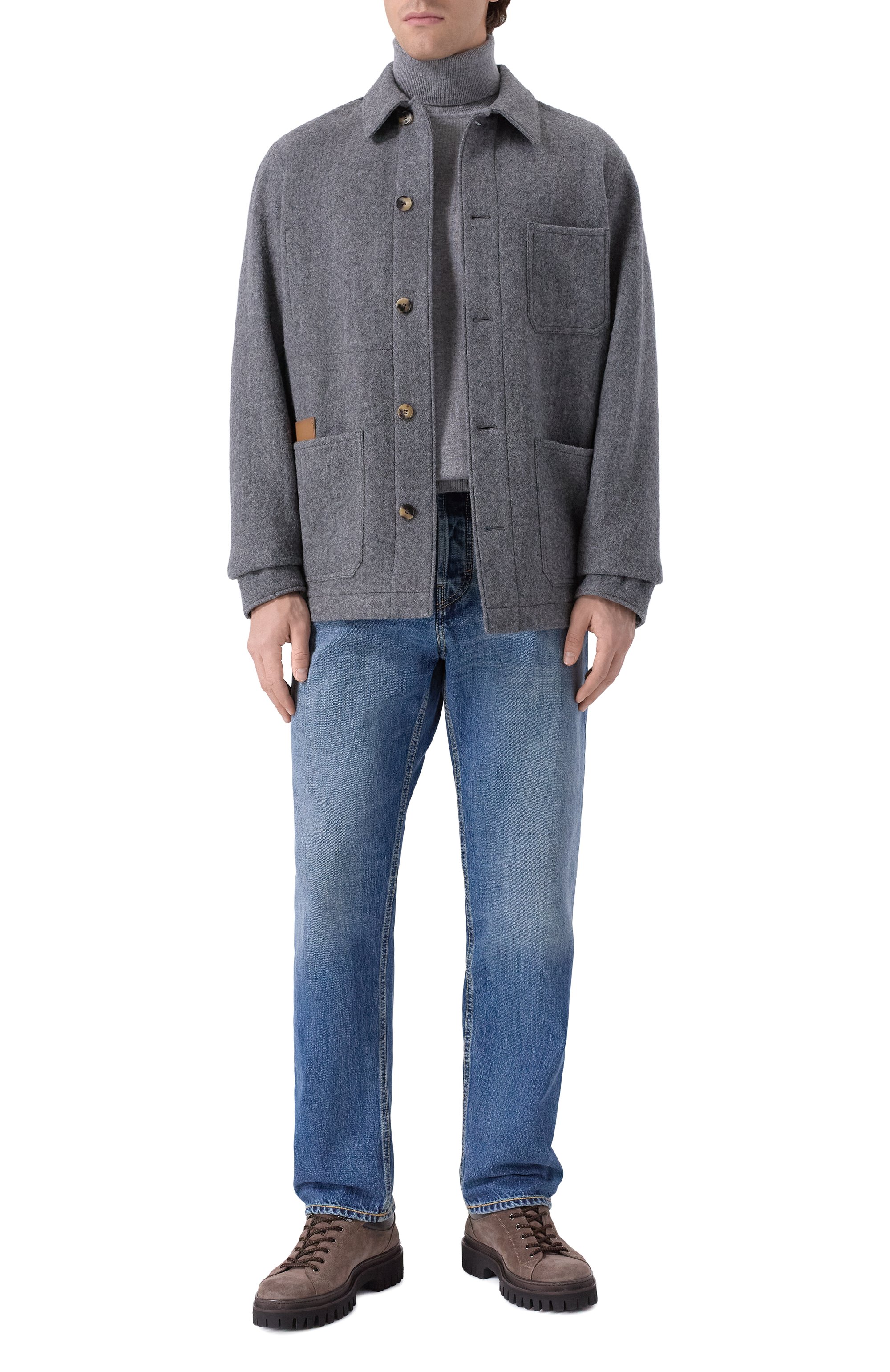Шерстяная куртка-рубашка JACOB COHEN, арт. 25I P/JUM_E0033 081 T806A RW, фото 2