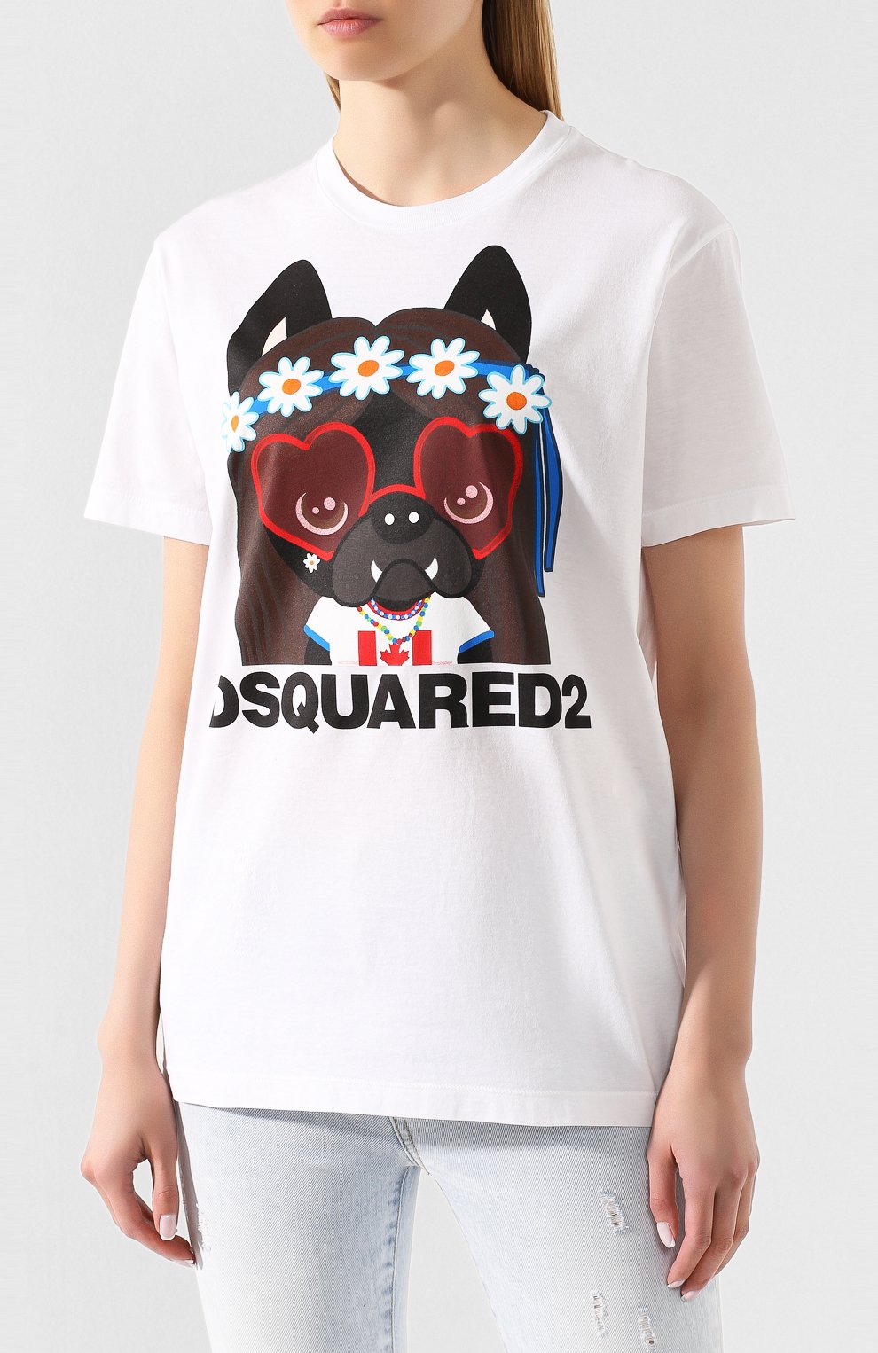 Хлопковая футболка DSQUARED2, арт. S72GD0225/S22427, фото 3