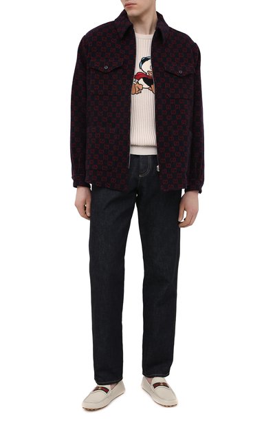 Кожаные мокасины GUCCI, арт. 648039/1XH30, фото 2